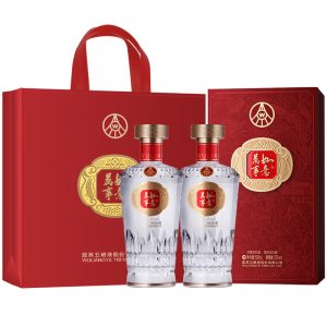 五粮液万事如意福顺 浓香型白酒 52度500ml*2瓶