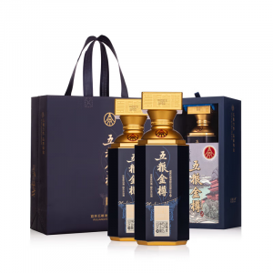 五粮液52度五粮金樽.蓝樽500ml*2瓶