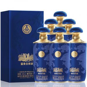 五粮液富贵吉祥-蓝装浓香型白酒52度500ml*6瓶（整箱）