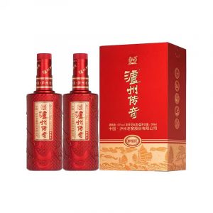 泸州老窖泸州传奇醉禧庆浓香型白酒500ml*2瓶